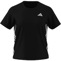 Camiseta adidas Manga Curta Essentials 3 Listras Feminina - Foto 1
