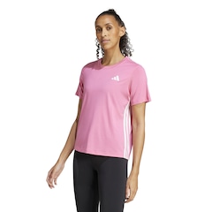 Camiseta adidas Manga Curta Essentials 3 Listras Feminina - Foto 1