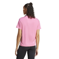 Camiseta adidas Manga Curta Essentials 3 Listras Feminina - Foto 2