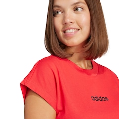Camiseta Feminina adidas Manga Curta Logo Linear - Foto 4