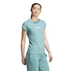 Camiseta Feminina adidas Manga Curta Logo Linear - Foto 3
