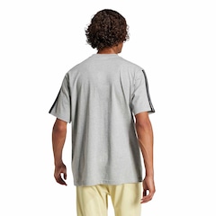 Camiseta Masculina adidas Manga Curta 3 Stripes - Foto 2