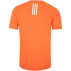 Camiseta Masculina adidas Manga Curta Own The Run 3 Listras - Foto 2