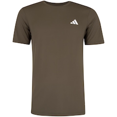 Camiseta Masculina adidas Manga Curta Own The Run 3 Listras - Foto 1
