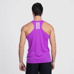 Camiseta Regata Masculina adidas Own The Run 3 Listras - Foto 2