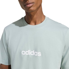 Camiseta Masculina adidas Manga Curta Logo Linear - Foto 4