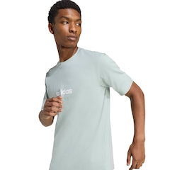Camiseta Masculina adidas Manga Curta Logo Linear - Foto 5