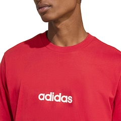 Camiseta Masculina adidas Manga Curta Logo Linear - Foto 4