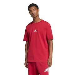 Camiseta Básica adidas Logo Pequeno - Masculina - Foto 1