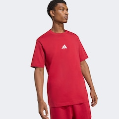 Camiseta Básica adidas Logo Pequeno - Masculina - Foto 4