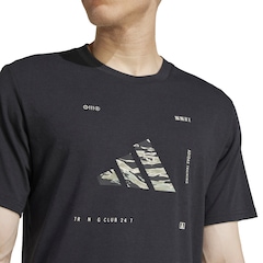 Camiseta Masculina adidas Manga Curta Logo Gráfica - Foto 4