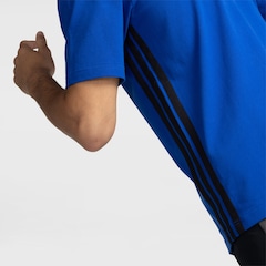 Camiseta Masculina adidas Manga Curta 3 Stripes - Foto 5