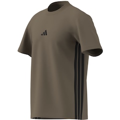 Camiseta Masculina adidas Manga Curta 3 Stripes - Foto 14