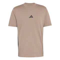 Camiseta Masculina adidas Manga Curta 3 Stripes - Foto 1