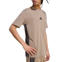 Camiseta Masculina adidas Manga Curta 3 Stripes - Foto 6