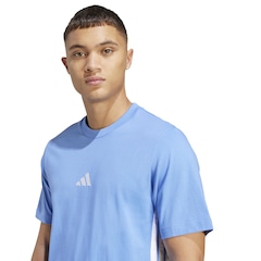 Camiseta Masculina adidas Manga Curta 3 Stripes - Foto 4