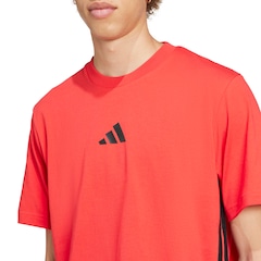 Camiseta Masculina adidas Manga Curta 3 Stripes - Foto 4