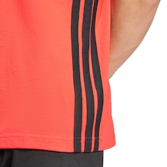 Camiseta Masculina adidas Manga Curta 3 Stripes - Foto 5