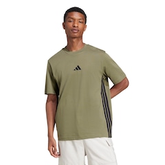 Camiseta Masculina adidas Manga Curta 3 Stripes - Foto 3