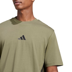 Camiseta Masculina adidas Manga Curta 3 Stripes - Foto 4