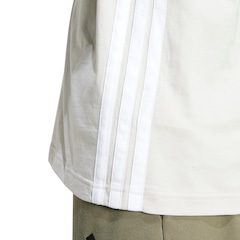 Camiseta Masculina adidas Manga Curta 3 Stripes - Foto 5