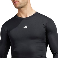 Camiseta Masculina adidas Manga Longa Techfit - Foto 5