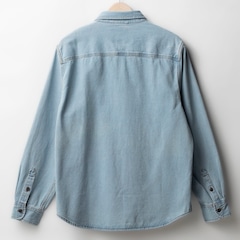 Camisa Vans Palmhill Denim Ls Woven - Foto 2