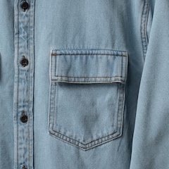 Camisa Vans Palmhill Denim Ls Woven - Foto 3