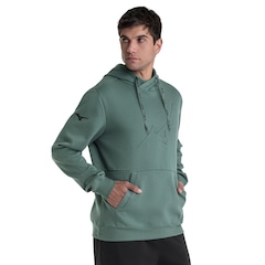 Blusa de Moletom Masculino Mizuno com Capuz Soft II - Foto 2