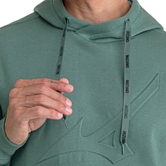 Blusa de Moletom Masculino Mizuno com Capuz Soft II - Foto 5
