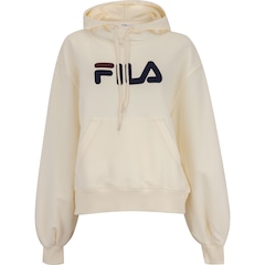 Blusão Feminino Fila com Capuz Comfort Letter - Foto 1