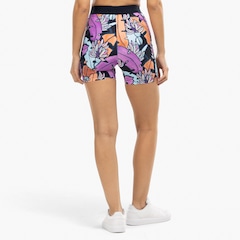 Bermuda Feminina Farm Biker Banana Flora Cós Médio - Foto 3