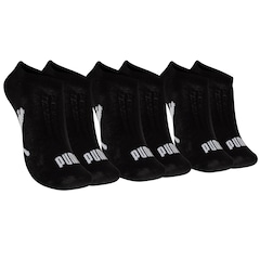 Kit de Meias Puma Sapatilha Esportiva 3 Pares Tamanho 34 ao 39 Adulto - Foto 1