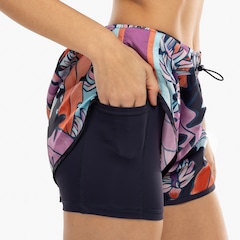 Short Feminino Farm Banana Flora Nylon - Video 1