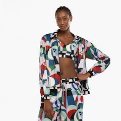 Jaqueta Helanca Feminina Farm Recanto Coqueiros - Foto 5