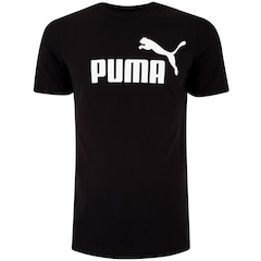Camiseta Masculina Puma Manga Curta Essentials N01 Logo Tee - Foto 1