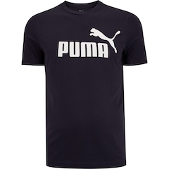 Camiseta Masculina Puma Manga Curta Essentials N01 Logo Tee - Foto 1
