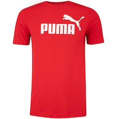 Camiseta Masculina Puma Manga Curta Essentials N01 Logo Tee - Foto 1