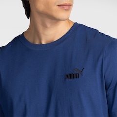 Camiseta Básica Puma Logo Pequena - Masculina - Foto 4