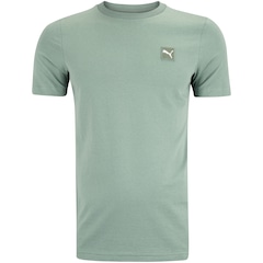 Camiseta Masculina Puma Manga Curta ESS Elevated - Foto 1