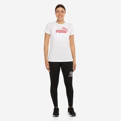 Camiseta Feminina Puma Manga Curta Essentials NO 1 Logo Tee S - Foto 4