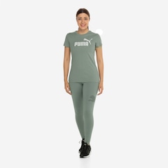 Camiseta Feminina Puma Manga Curta Essentials NO 1 Logo Tee S - Foto 4