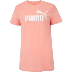 Camiseta Feminina Puma Manga Curta Essentials NO 1 Logo Tee S - Foto 1