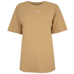 Camiseta Feminina Puma Manga Curta Ess Relaxed Tee - Foto 1