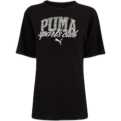 Camiseta Feminina Puma Manga Curta Class Relaxed - Foto 1