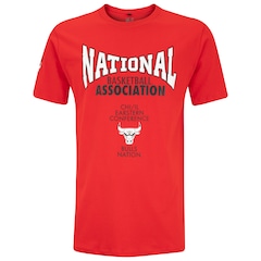 Camiseta do Chicago Bulls Masculina NBA Manga Curta Teams N0116 - Foto 1