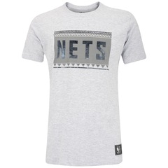 Camiseta do Brooklyn Nets NBA Masculina Estampada N518A - Foto 1
