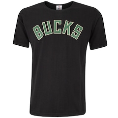 Camiseta do Milwaukee Bucks Masculina NBA Manga Curta Estampada N800 - Foto 1