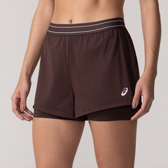 Short ASICS Nara Elástico 2 em 1 Feminino - Foto 2