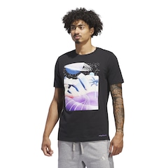 Camiseta Masculina adidas Manga Curta Gráfica - Foto 1